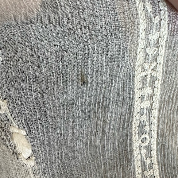 Vintage boho camisole with crochet top and flowy bottom. No size tag. - Picture 15 of 15